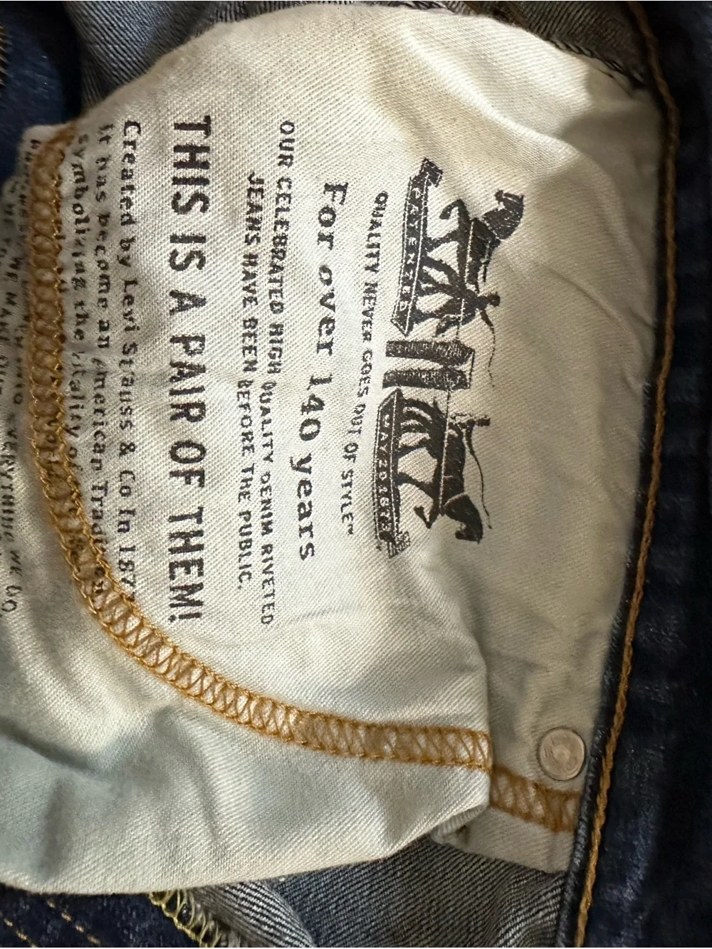Levi's Men's Dark Blue Slim Straight Jeans